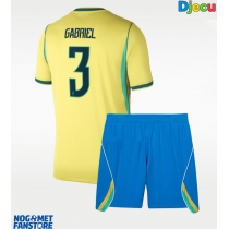 Brazil Gabriel Magalhaes #3 Domaci Dres za djecu SP 2026 Kratak Rukav (+ Kratke hlače)
